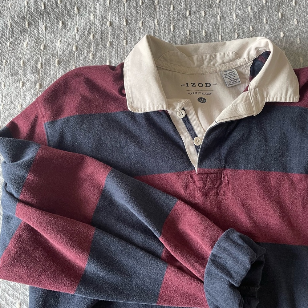 IZOD Rugby Long Sleeve Shirt